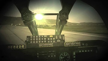 DCS: A-10C - Landing at an enemy airfield.