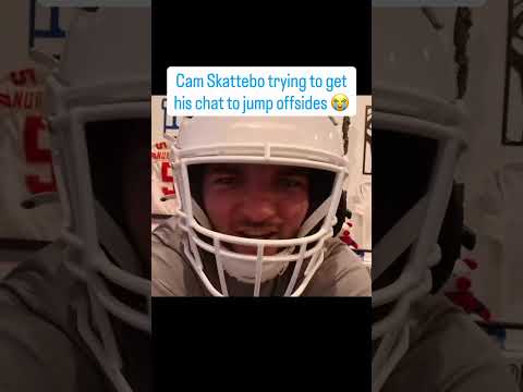 Cam Skattebo is too funny 😂 (via Sk4tpack/TTV)