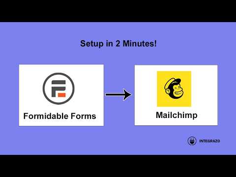Formidable Forms to Mailchimp Integration in WordPress (Free Plugin) | Integrazo Automator