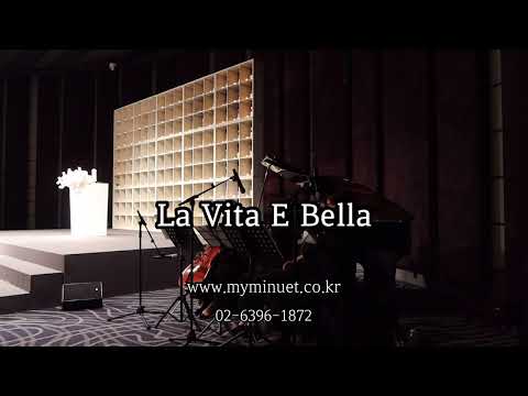[웨딩연주-마이미뉴엣] 피아노 4중주 | 신랑신부 행진 | La Vita E Bella | 웨스틴 조선호텔
