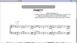 Fancy by Iggy Azalea - Piano Sheet Music:Teaser