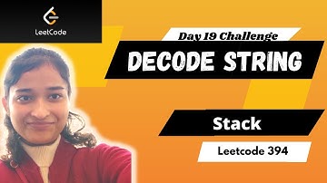 Decode String 🔥 | Leetcode 394 | Stack