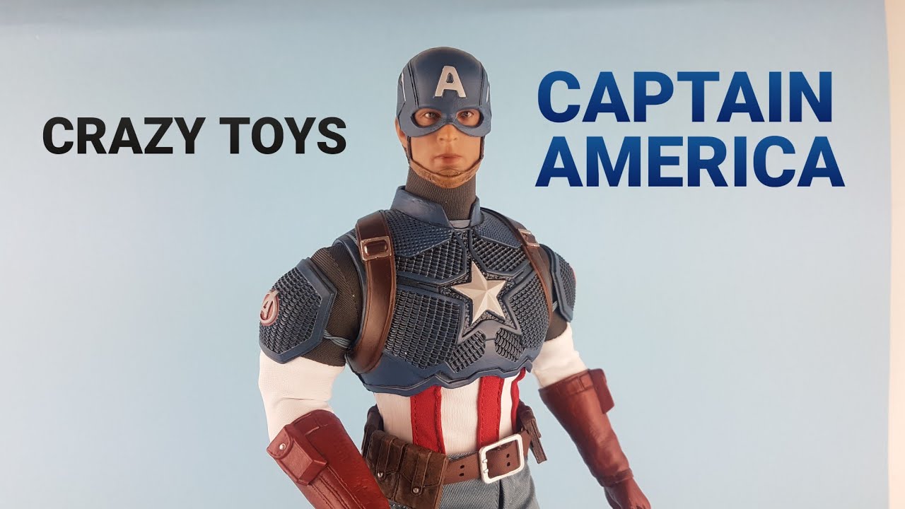 Universe Avenger Captain America Crazy Toys Action Figure Display Toy 