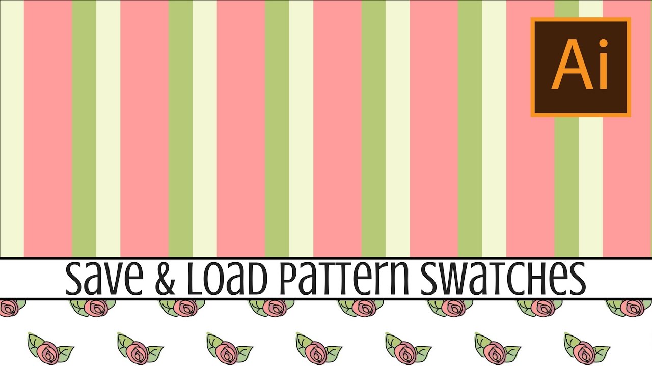 Illustrator Save & Reuse Pattern Swatches Keep Patterns Accessible