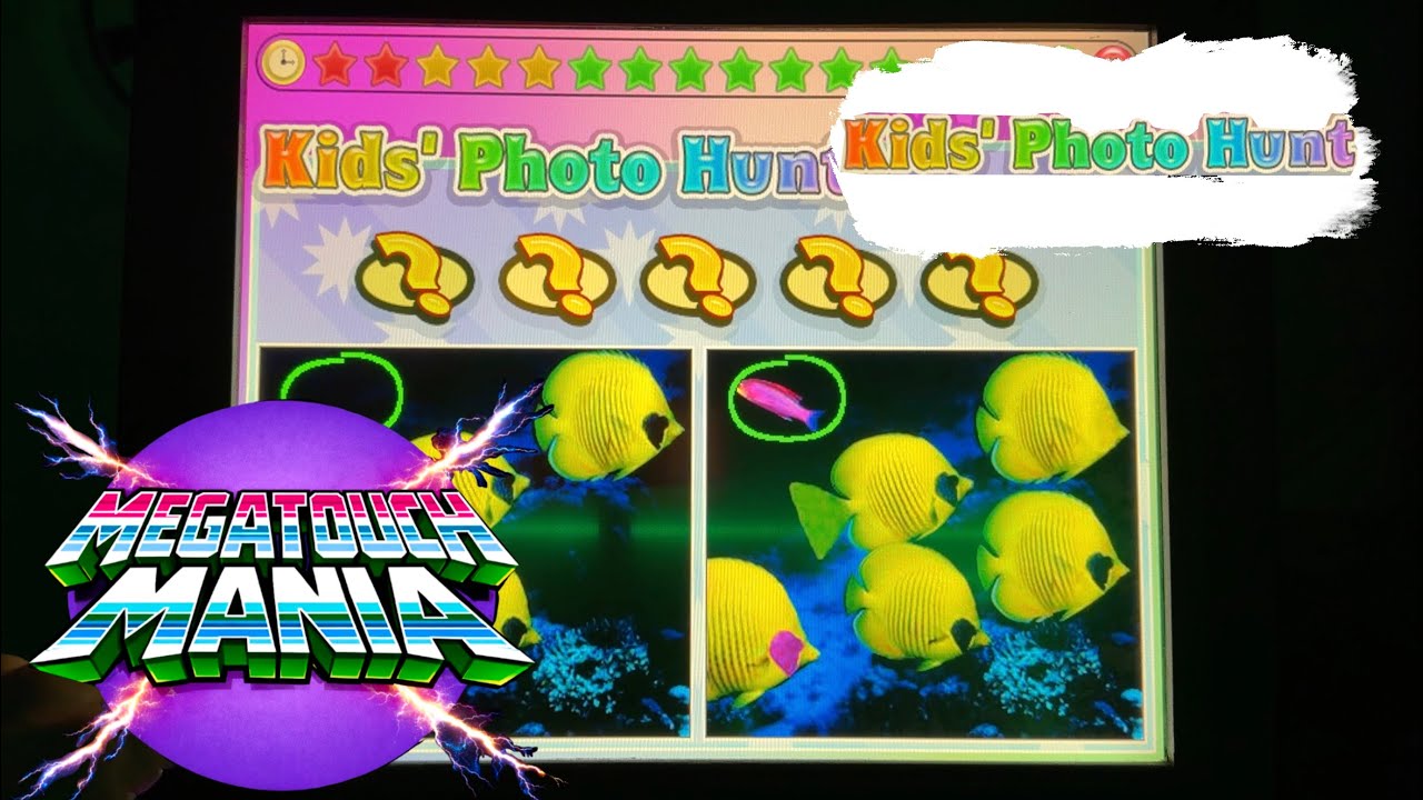 Megatouch Mania:  Kids’ Photo Hunt …A “Spot The Difference” Game!