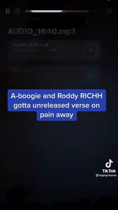 A Boogie and Roddy Rich  unreleased verse on pain away by Meek mill #aboogie #roddyricch #unreleased