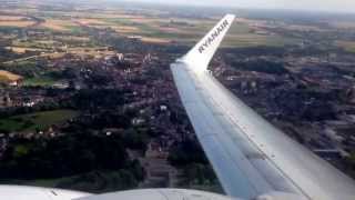Flight Charleroi-Girona Rayanair Boeing 737