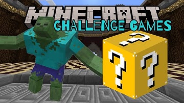 Minecraft: MUTANT ZOMBIE CHALLENGE GAMES REVAMPED - LUCKY BLOCK MOD - Modded Mini-Game