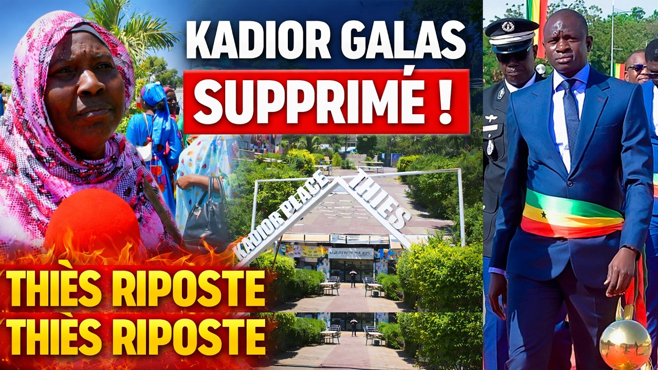 ⚡ Thiès en colère : Kadior Galas supprimé, les Thiessois ripostent