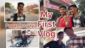 MY FIRST VLOG | POPAT HO GAYA | How To First Vlog ! || 2025 ||Govinda ke Vlog 