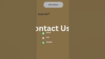 South Africa Consumer Email List | B2B Database