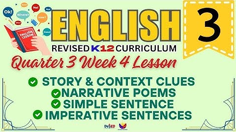 ENGLISH 3 | CONTEXT CLUES | WEEK 4 LESSON | QUARTER 3 | REVISED CURRICULUM