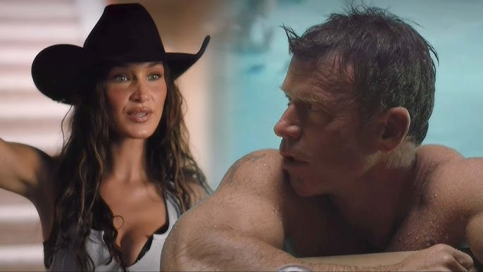 Bella Hadid Makes SURPRISE Yellowstone Cameo With SHIRTLESS Taylor Sheridan  - YouTube