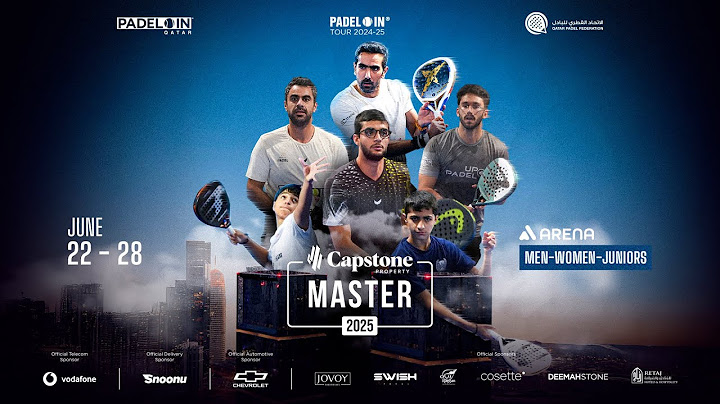CAPSTONE MASTER  - PADEL 🎾 IN - COURT 1 - DAY 2