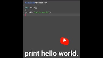 print hello world in C program.