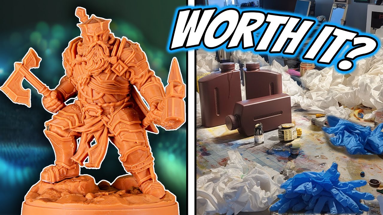 Resin 3D Printing Looks Amazing… But Is It Worth It?