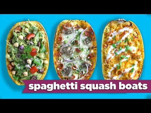 Spaghetti Squash Boats - Easy Meal Prep Healthy Dinner Recipes! - Mind Over Munch