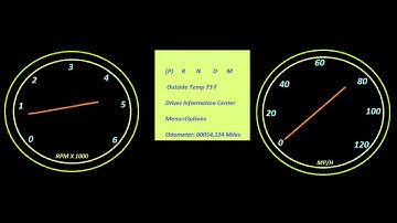 Optitron Gauge Cluster W Startup and Idle.wmv