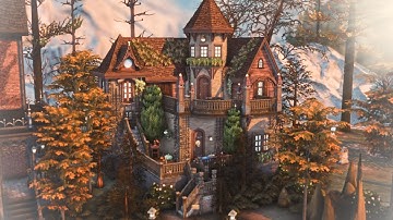 Vampire Mansion and Witch House | The Sims 4 | Stop Motion Build [No CC]