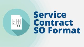 Service Contract using SO Format