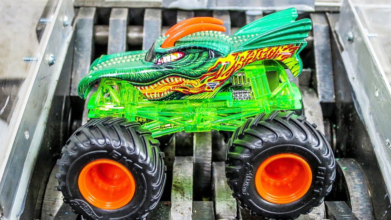 Shredding Hot Wheels Monster Jam Trucks! - YouTube