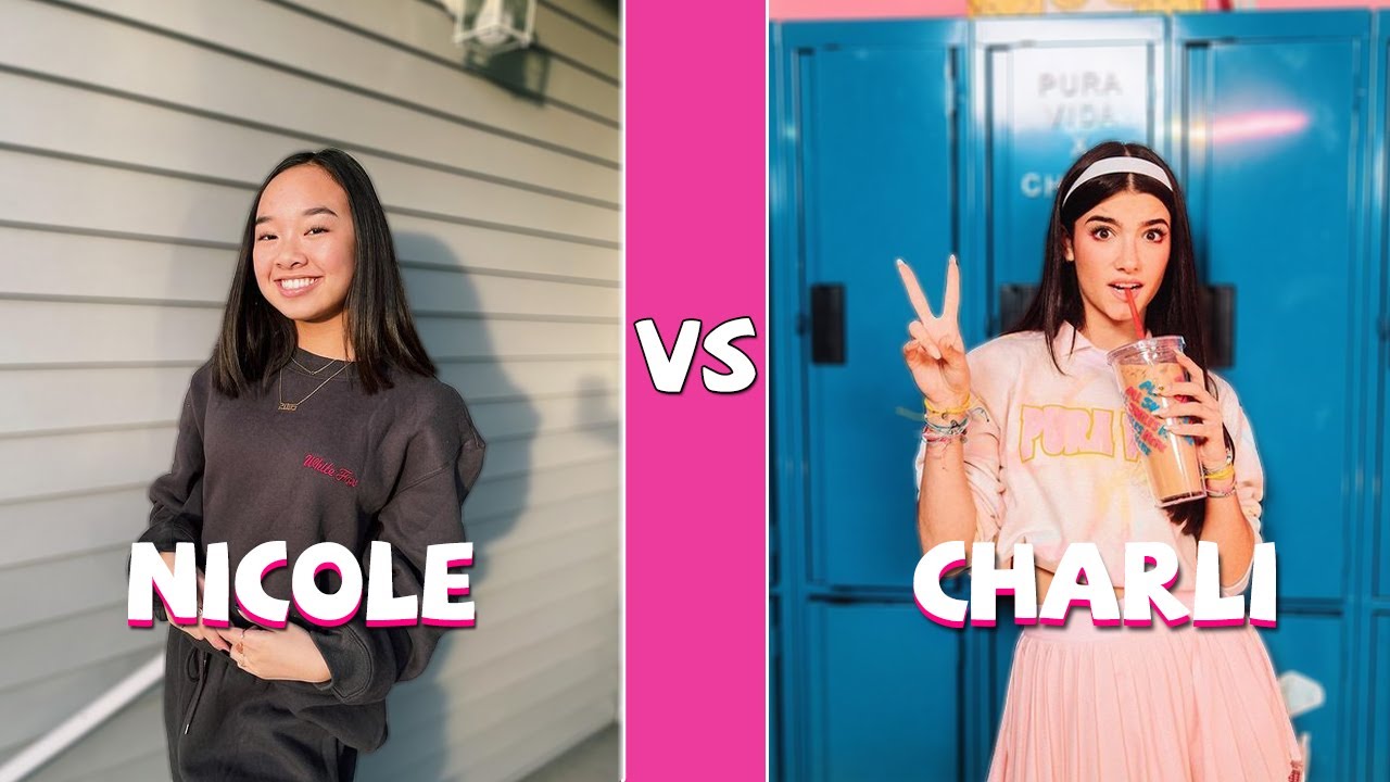 Nicole Laeno Vs Charli D’amelio TikTok Dances Compilation - YouTube