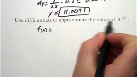 Calculus: Approximating Values of Functions with Differentials