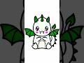 How To Draw Cute Dragon Drawing Shorts 