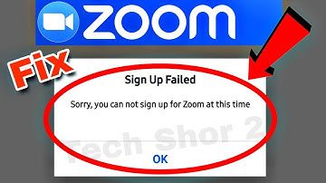 Zoom App Sign Up Failed Problem Solve | Zoom App Fix Sorry you can not sign up Zoom at this time Pro