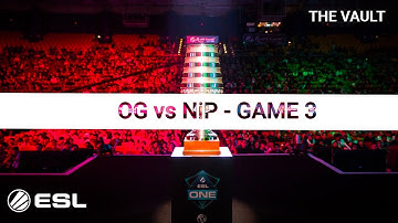 OG vs NiP - ESL One Katowice 2019 - LB Game 3 Highlights