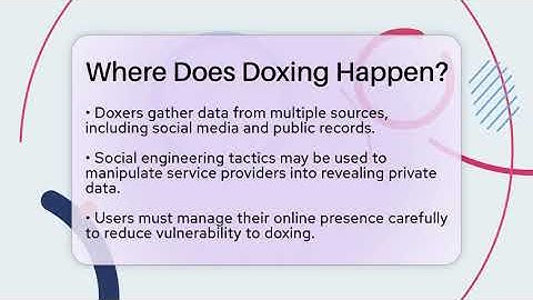 Where Does Doxing Happen? - Everyday-Networking