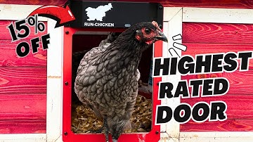 RUN CHICKEN T-50 Automatic Chicken Door | The best chicken door