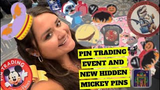 Disneys Pin Collectors Society Pin Trading Event in Orlando and Organizing New Hidden Mickey Pins!✨