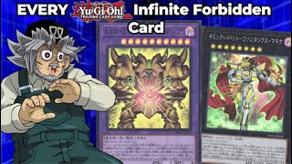 EVERY Card in Yu-Gi-Oh! Infinite Forbidden OCG Set #yugiohcards