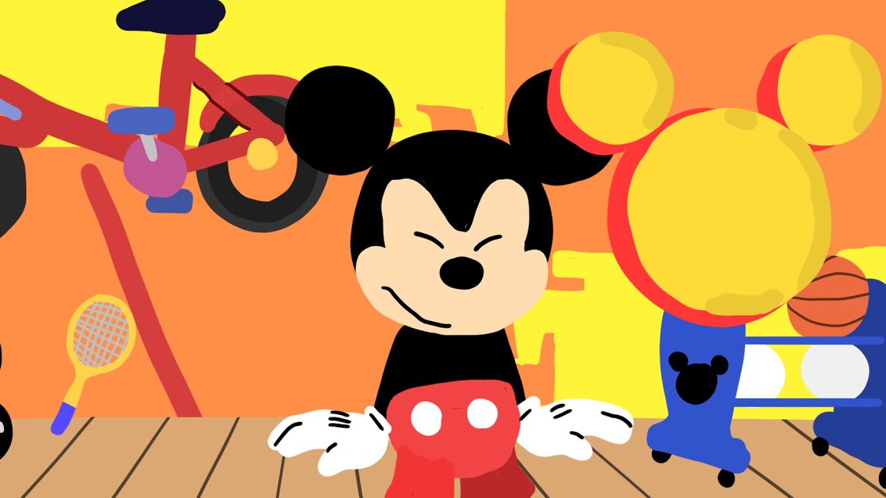 Mickey mouse in the gym with toodles!SUBSCRIBE: https://goo.gl/L3yTGD.