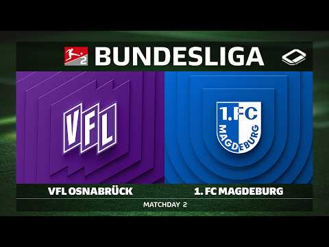 LIVE 🔴 VfL Osnabrück vs. 1. FC Magdeburg | Matchday 2 - Bundesliga 2 2026/27 — football video