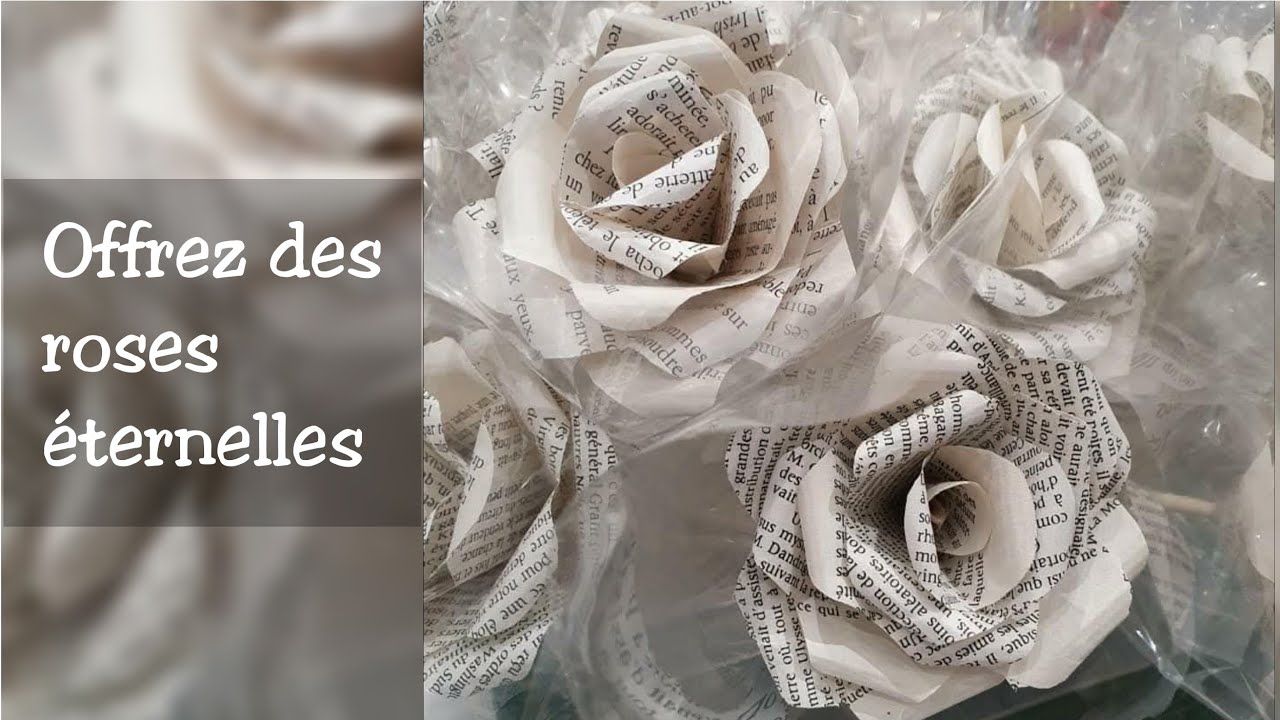 Faire des roses en papier