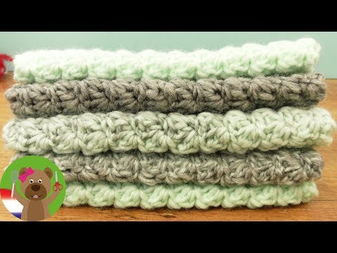 Sjaal met mooi patroon haken | Vasten & stokjes | Makkelijke handleiding voor beginners