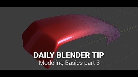 Daily Blender Secrets - Car Modeling Basics part 3