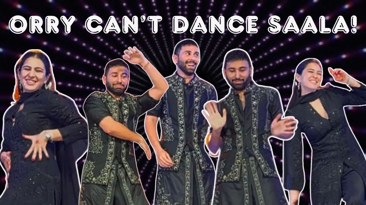 Orry flops, Sara rocks at Yash Singhal's wedding dance - YouTube