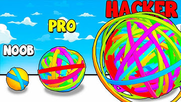 COLLECTED A RECORD NUMBER OF RUBBER BANDS! 🤪 Crush All The Objects in Flexy Runner! [New Update]