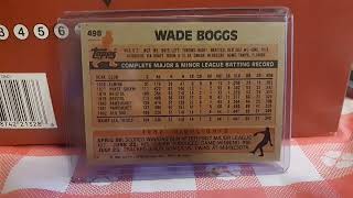 1983 TOPPS WADE BOGGS ROOKIE