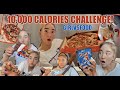 10,000 CALORIE CHALLENGE | GIRL VS FOOD | EPIC CHEAT DAY!! LucyAnnabella :P