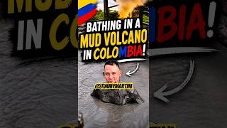 Would you bathe in a mud VOLCANO in Colombia?
