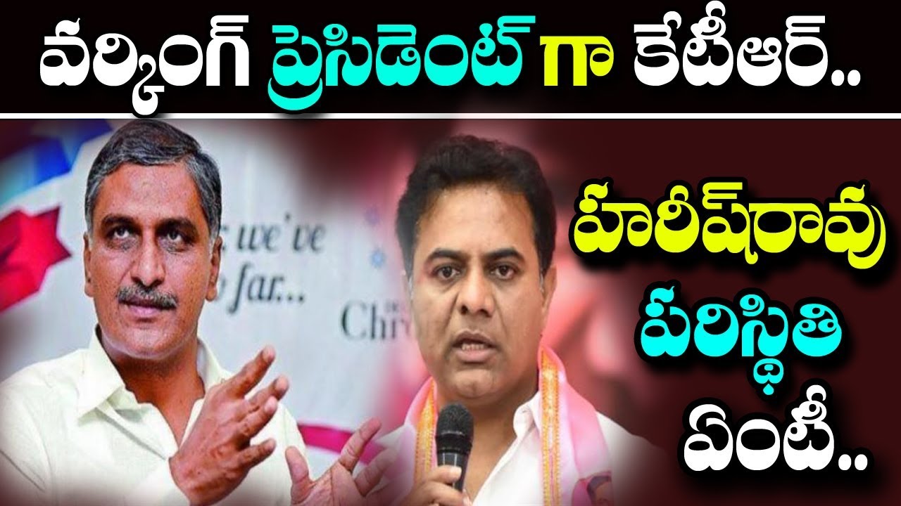 ktr become working president of trs what is the harishrao next step|telangana elections|Publictalktv