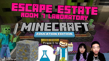 How to Code *ESCAPE ESTATE: RED PATHWAY ROOM 7 LABORATORY* in MINECRAFT: Education Hour of Code