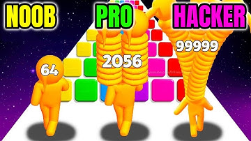 NOOB vs PRO vs HACKER - Long Neck Run