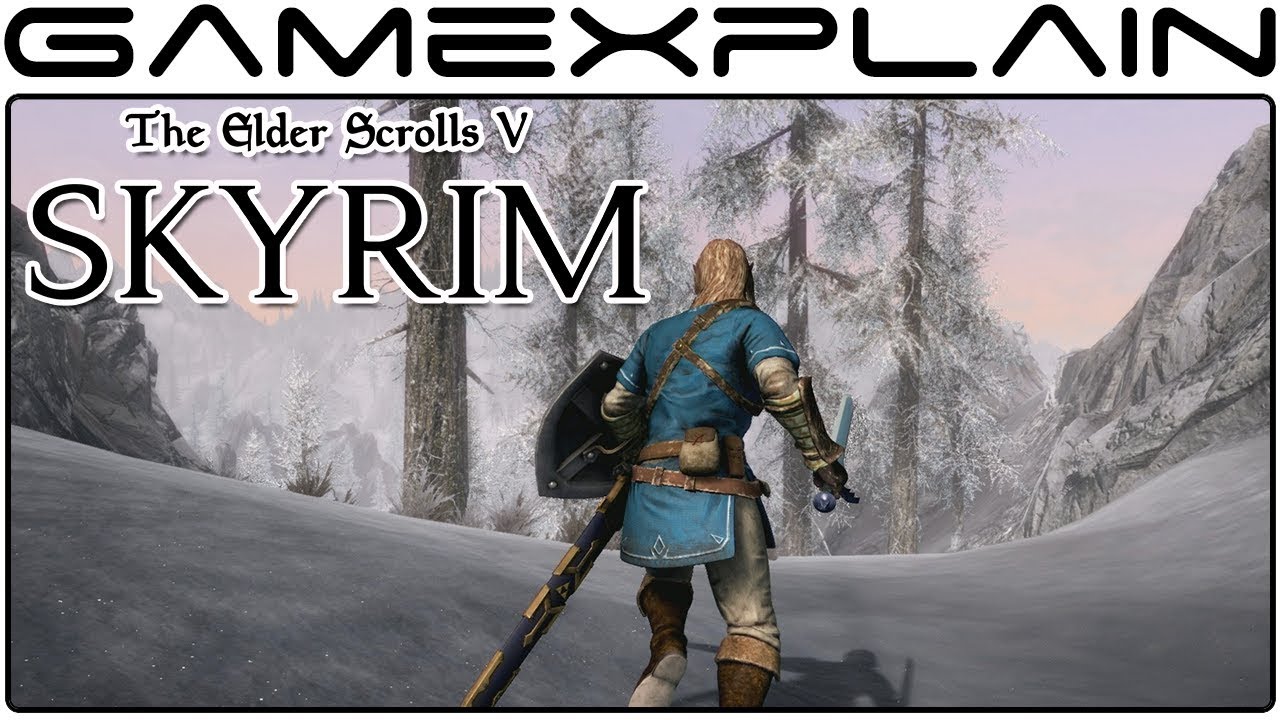 10 Minutes of Skyrim on Nintendo Gameplay (Docked - PAX West) - YouTube