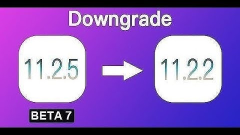 Downgrade iOS 11.2.5 Beta 7 to iOS 11.2.2 in 1 Click. No Data Loss！
