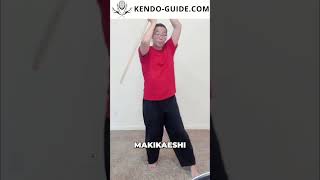 Hiraki Ashi and Makikaeshi in Kendo Kata 4: Master Your Movements with This Drill! #shorts